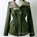 Women Custom Denim Long Sleeve Jacket (PAN-00217)